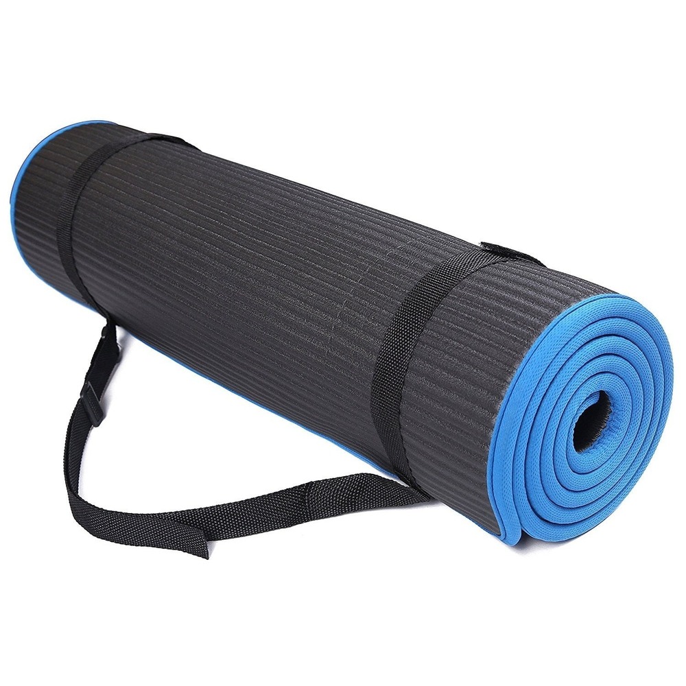 Fitvids All-Purpose 0.4 In Thick  High Density Anti-Slip 72 in Exercise Mat